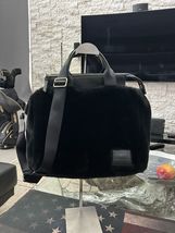 DKNY Black Fur Tote Bag Retail $158 - $49.00