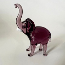 Murano Glass, Handcrafted Unique Baby Elephant Figurine, Glass Art - £17.35 GBP