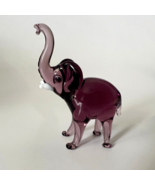 Murano Glass, Handcrafted Unique Baby Elephant Figurine, Glass Art - £17.53 GBP