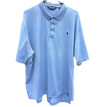 Polo Golf Ralph Lauren Performance Polo Shirt Men&#39;s XXL Blue Short Sleev... - $9.40