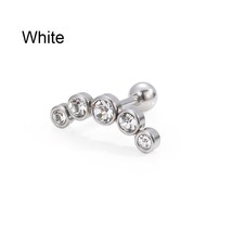 1PC Cartilage Helix Tragus Ear Piercing Punk Rock Ear Nail Piercing Accessories  - £10.50 GBP