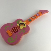 Fisher Price Dora The Explorer Strum Along Tunes Guitar Musical Instrument Toy - £27.65 GBP