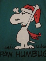 NWT - PEANUTS Snoopy PAW HUMBUG Image Youth Size XS Short Sleeve Tee - $7.99