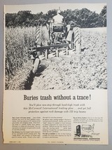 International Harvester 1962 Trailing Plow Advertisement - $18.70