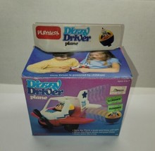 Vintage 1983 Playskool Dizzy Driver Plane Spinning Top With Pilot &amp; Orig... - £23.73 GBP