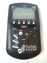 Saitek Pro Draw Poker Electronic Handheld Game Tested Works - £12.27 GBP