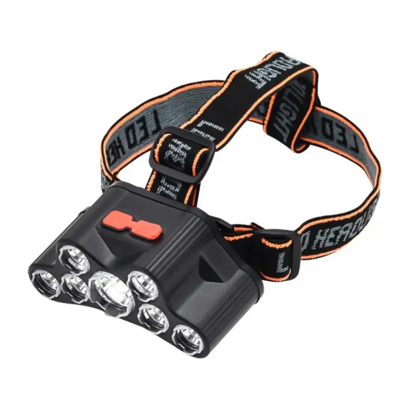 7 LED Headlamp USB Rechargeable Powerful Head Lamp with Built-in 18650 B... - £22.93 GBP