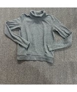 ALO YOGA Clarity Long Sleeve Grey Turtleneck Sweatshirt Size S - $29.69