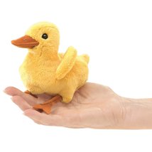 Folkmanis Mini Duckling Finger Puppet Plush, Yellow, 8&quot; - £15.75 GBP