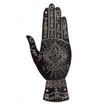 Silver Palmistry Flat Incense Burner - £17.80 GBP