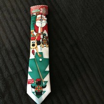 Hallmark Holiday Traditions Necktie NWT Santa Reindeer christmas - £5.59 GBP