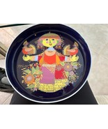 MID-CENTURY ROSENTHAL STUDIO GERMANY BJORN WIINBLAD COLORFUL PLATTER DISH - $1,819.15 MXN