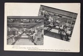 Easton, PA: 1906 Bush &amp; Bull Department Store - Vintage Pennsylvania Postcard - £10.21 GBP