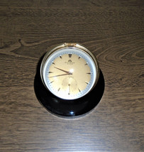 Bucherer 17 Jewels Ball Swiss Made Lucite Clock Table Desk Top 1950s Ske... - £508.94 GBP