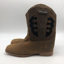 Cody James Light Up Western Boot Brown Youth Size 7   (READ DISCRIPTION) - £38.98 GBP
