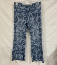 Wonder Nation Flare Fashion Jegging Pants Girls Size XXL 18 Hippie Disco Pattern - $12.44
