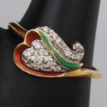 Best Seller Indian 22cts New Design Gold Engagement Ring For Mother Gift Friend - $384.08