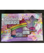 Just My Style Alphabet Bead Set over 3,000 pieces to make 60+ Bracelets - NEW - $9.68