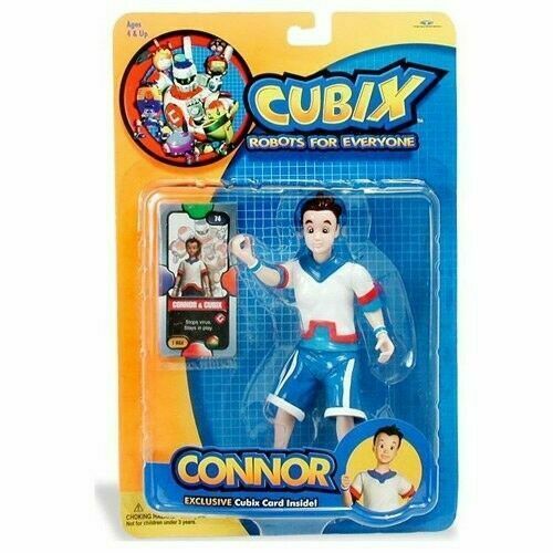 2001 CUBIX Robots for Everyone CONNER Action Figure w Card - Action Figures