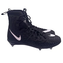 Nike Force Savage Elite TD Football Lacrosse Cleats Black White Mens 16 - £76.23 GBP