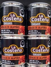 4X LA COSTENA ROASTED JALAPENO SLICES ( JALAPENOS TOREADOS  TIRAS ) 4 OF... - $29.69