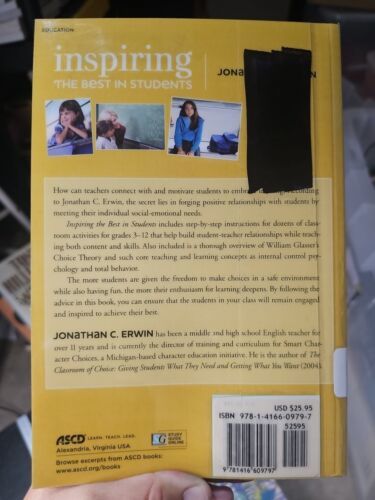 Inspiring the Best in Students - 9781416609797, paperback, Jonathan C Erwin Item image 2