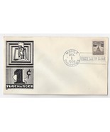 Philippines 1959 FDC Sc 809 1c Surcharge Ovpt Franked on back Thermograp... - $5.95