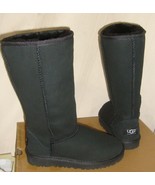 UGG Australia KIDS Black Classic Tall Suede Sheepskin Boots Size US 13 N... - $79.19