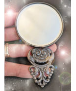 HAUNTED ANTIQUE MIRROR ORACLE OF THE SILVER VEIL MAGICK HIGHEST LIGHT CO... - $737.77