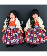 Czech Czechoslovakian Folk Dance Dolls 5&quot; Collectables Ornaments Keepsak... - €10,95 EUR