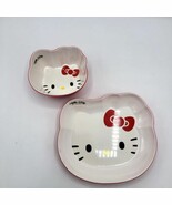 Sanrio official Hello Kitty kids Larger Dish/Plate &amp; Bowl Fast Shipping - $653.38 MXN