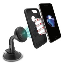 Smartphone Magnetic Car Mount Holder Dashboard and Windshield for iPhone Samsung - £11.73 GBP