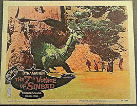 RAY HARRYHAUSEN (THE 7TH VOYAGE OF SINBAD) ORIGINAL1958 MOVIE LOBBY CARD - $333.30 CAD