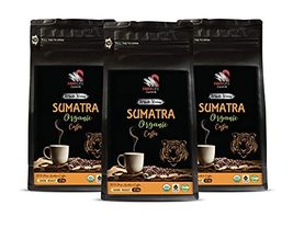 Whole Bean Coffee Dark Roast Bulk - Sumatra Whole B EAN S Organic Coffee, Dark Roa - £28.16 GBP