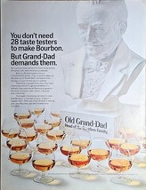 OLD GRAND-DAD BOURBON FAMILY - 28 Testers-Kentucky-1967 Vintage Print Ad - €7,68 EUR