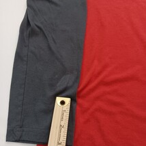 George Crewneck Men's Long Sleeve Orange & Gray Cotton Blend T-Shirt L (42-44) image 3