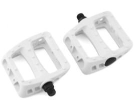 ODYSSEY TWISTED PC PLATFORM WHITE 9/16&quot; BICYCLE PEDALS--ONE PAIR - £15.62 GBP