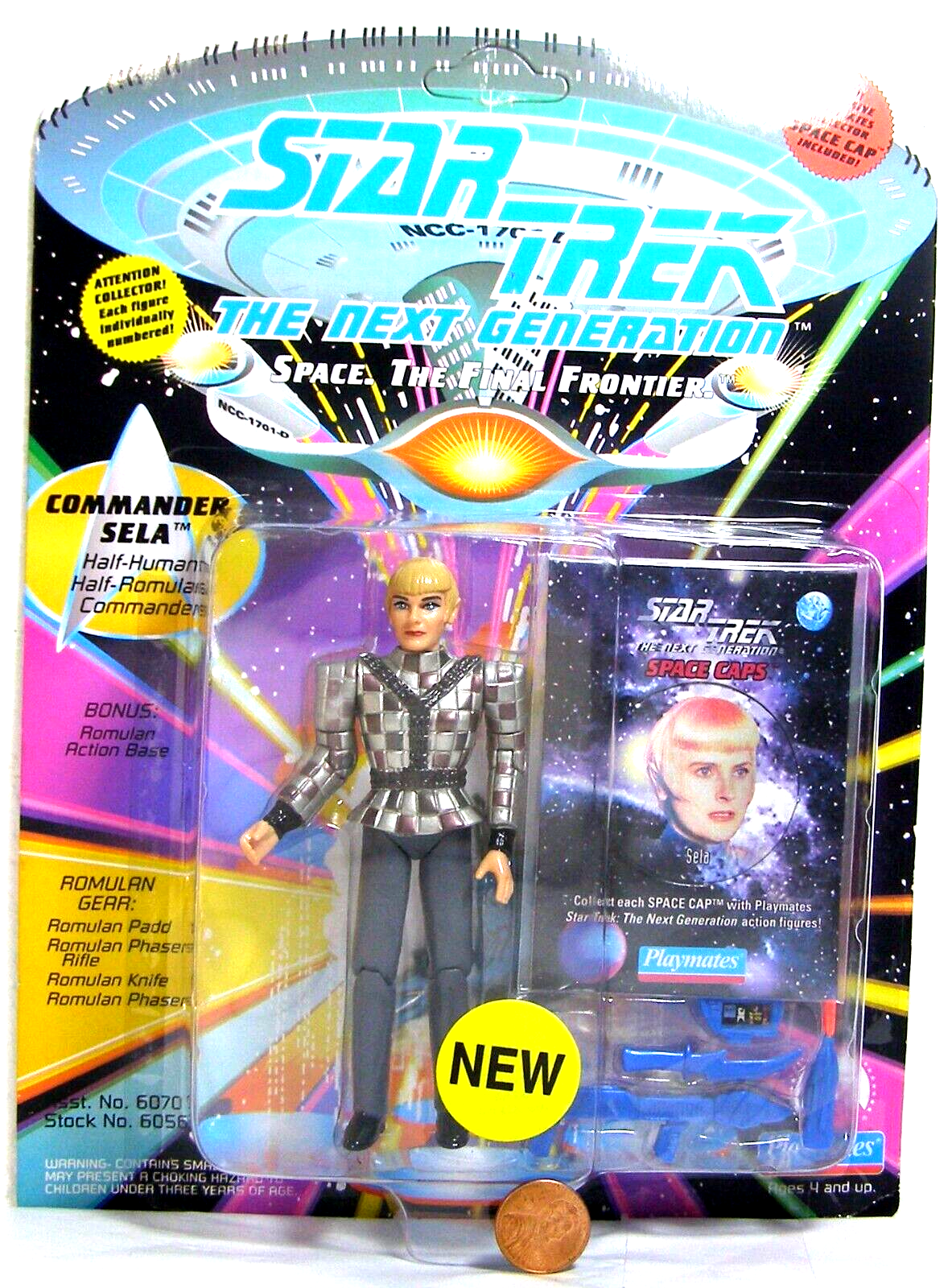 Playmates Star Trek Action Figure The Next Generation Commander Sela #60... - $7.95