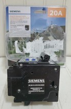 SIEMENS 20 Amp 2-Pole Combo Type AFCI Plug-On Neutral Circuit Breaker Q2... - $47.88