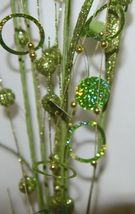 Unbranded Glittery Circle Ball Spray Green Apple Color image 4