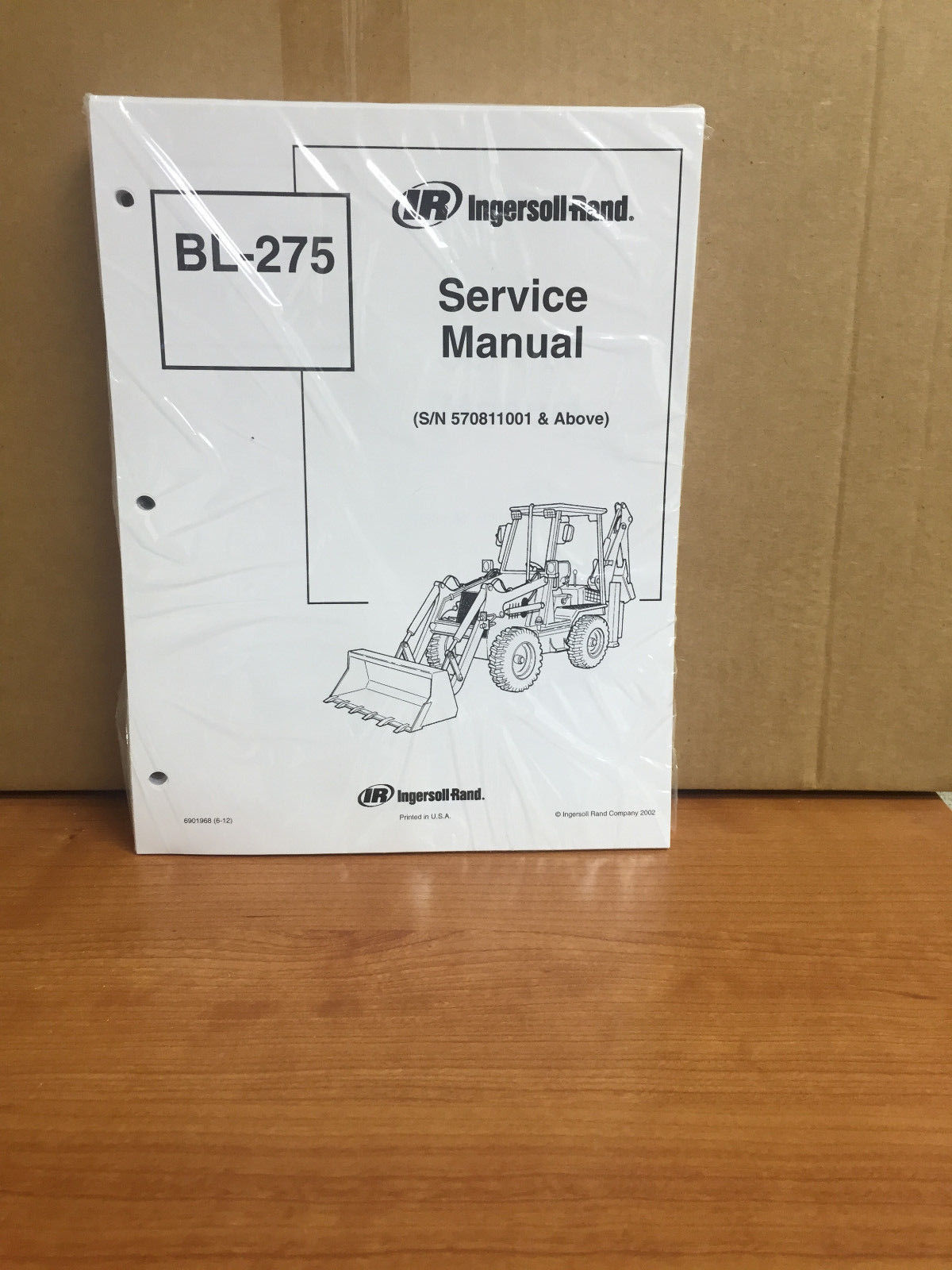 Primary image for Bobcat BL275 Loader Backhoe Service Manual Shop Repair Book Part # 6901968