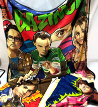 The Big Bang Theory Cast Throw Blanket Bazinga Northwest Company - $11.63