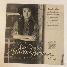 Dr Quinn Medicine Woman Tv Series Print Ad Vintage Jane Seymour TPA3 - £4.65 GBP