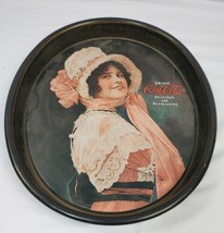 Vintage 1972 Betty Girl Coca-Cola Tray Oval - £16.36 GBP