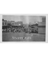 Postcard RPPC Photo Kansas Bluff City Street View Harper County 22-13550 - $59.84