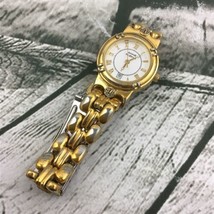 Vintage Anne Klein II Quartz Ladies Date Watch Gold-Tone Linked Band - £23.73 GBP