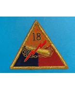 POST WWII, U.S. ARMY, OCCUPATION PERIOD, 18th TANK BATTALION, BULLION, P... - £25.91 GBP