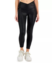 Womens Leggings Crackle Texture Black Size XL JENNI $29 - NWT - £7.05 GBP