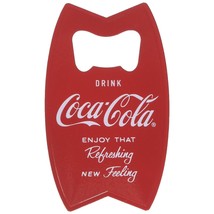 Tablecraft Stainless Steel Coca-Cola Bottle Opener Fridge Magnet, Red - $18.04