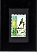 Tchotchke Framed Stamp Art Collectable Postage Stamp- Pgymy Sunbird - $8.95
